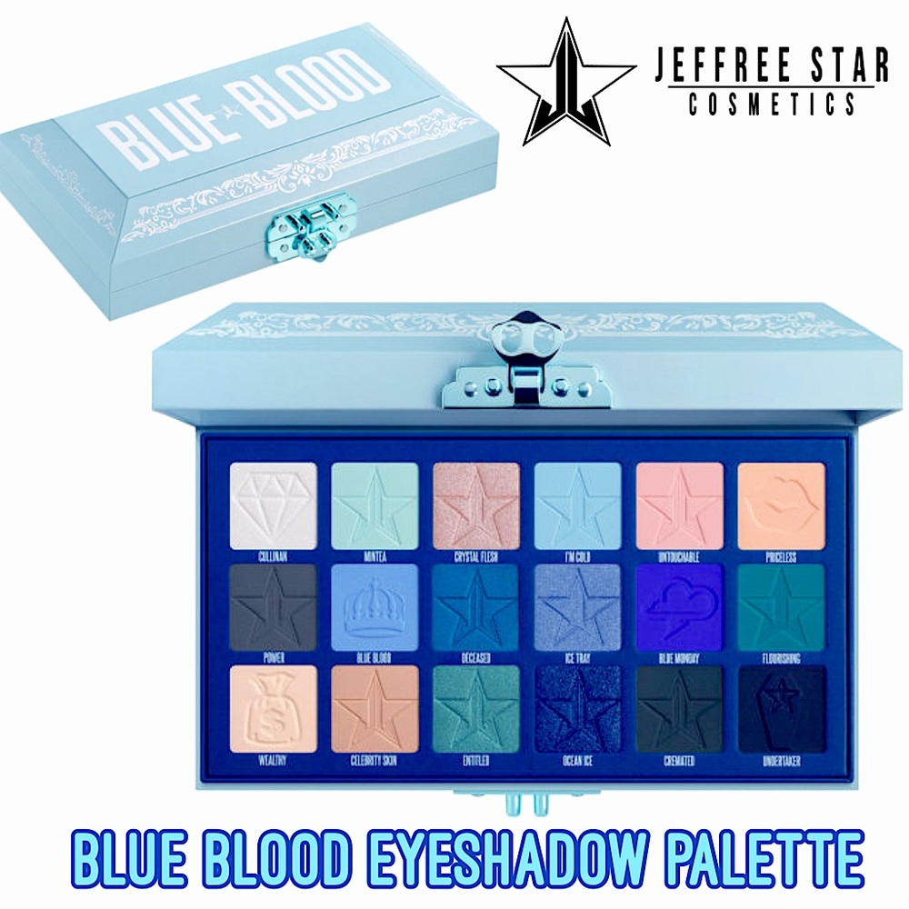 💙🩵 Jeffree Star Cosmetics ✨Blue Blood Eyeshadow Palette • New in Box 🩵💙